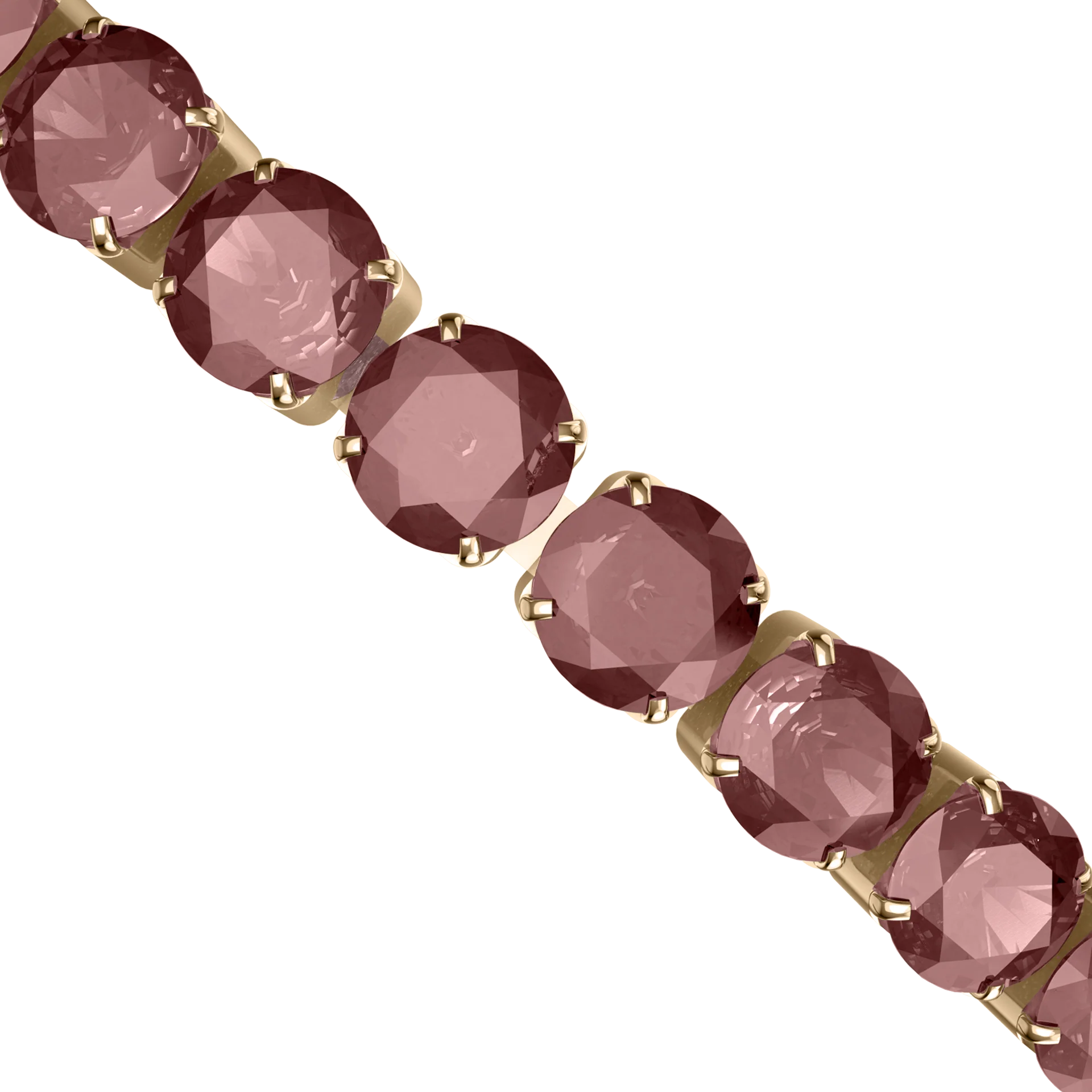 Ava Gold Burgundy - Image 3