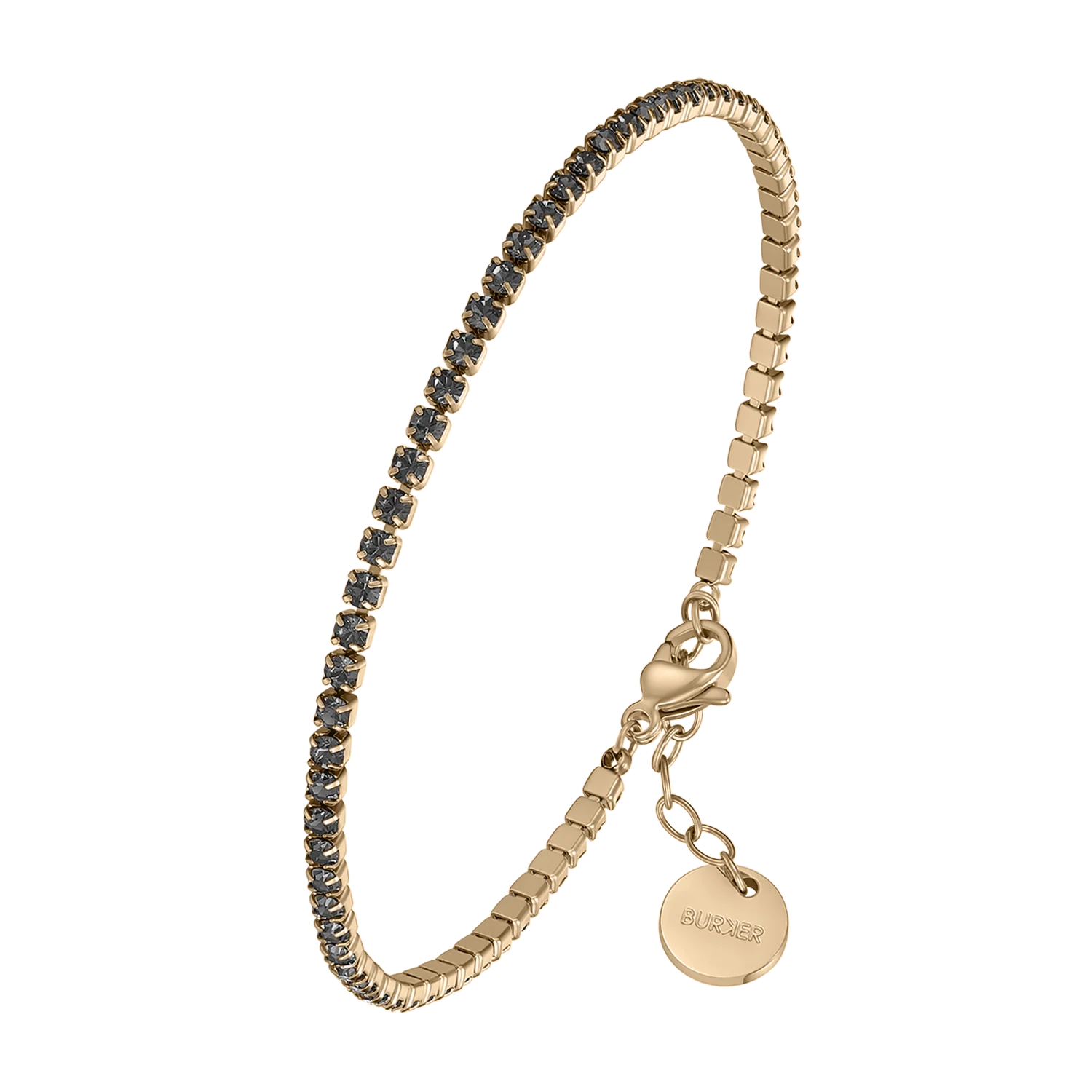 Ava Petite Gold Black Bracelet
