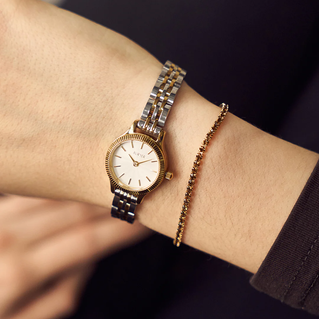 Ava Petite Gold Brown Bracelet - Image 2