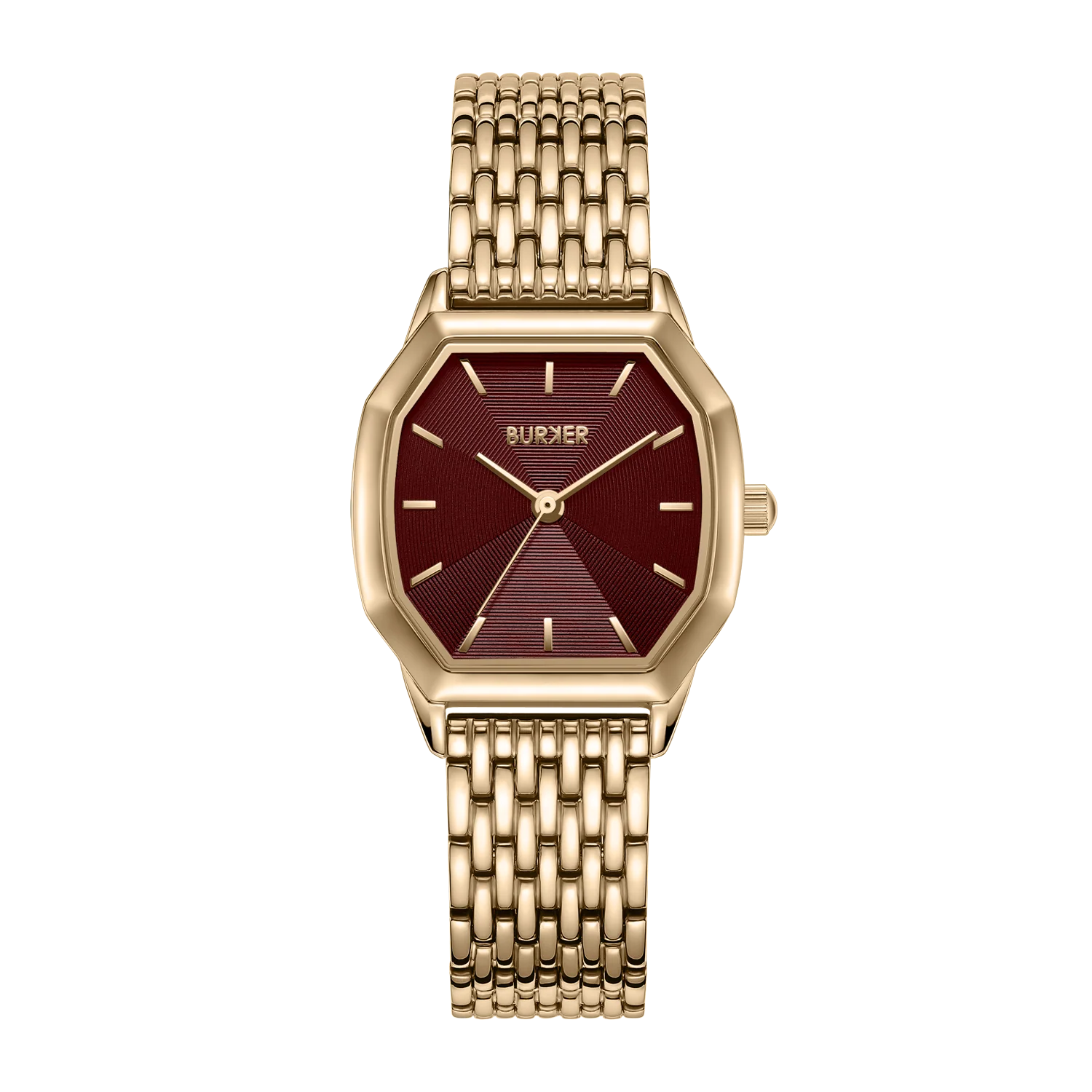 Julia Gold Burgundy