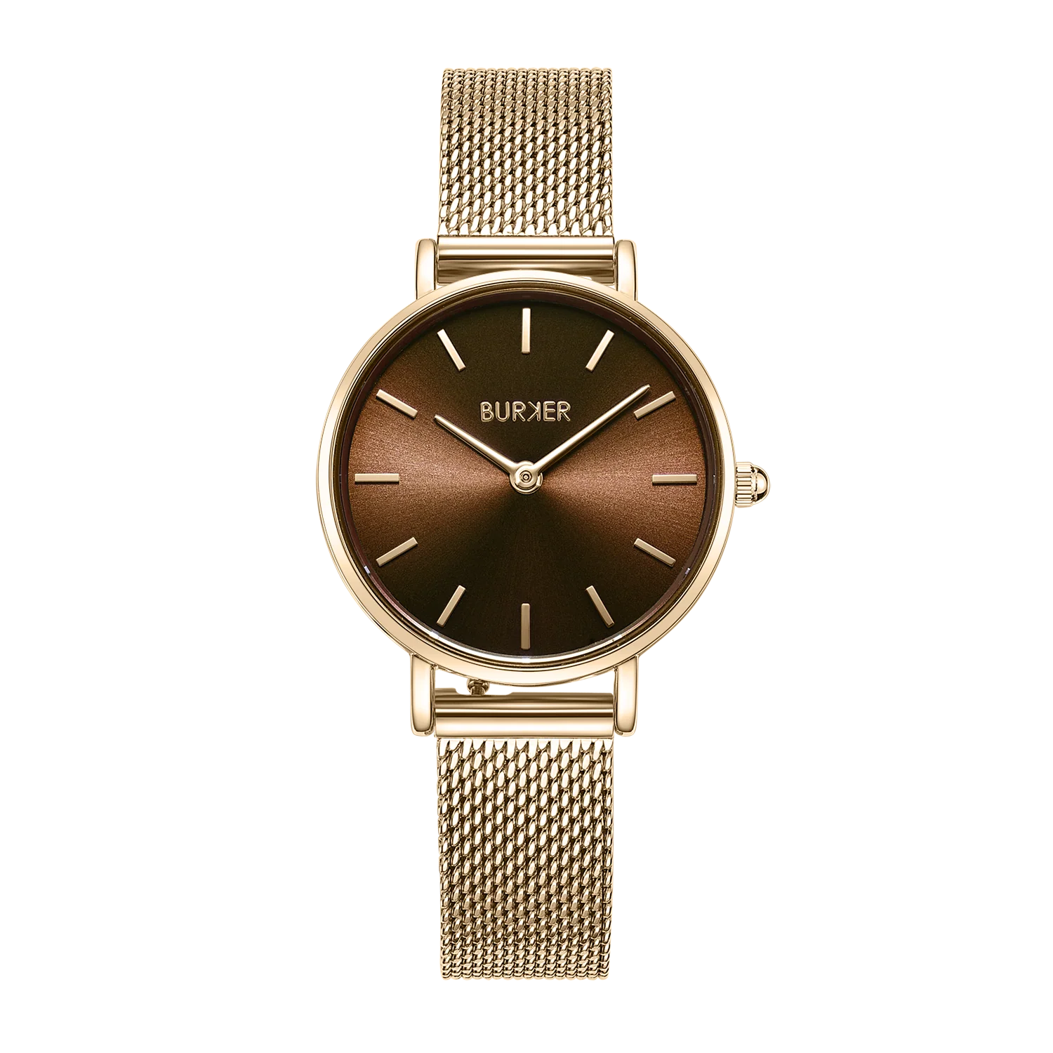 Ruby Petite Gold Brown Mesh